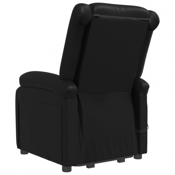 Fauteuil de massage Noir Similicuir