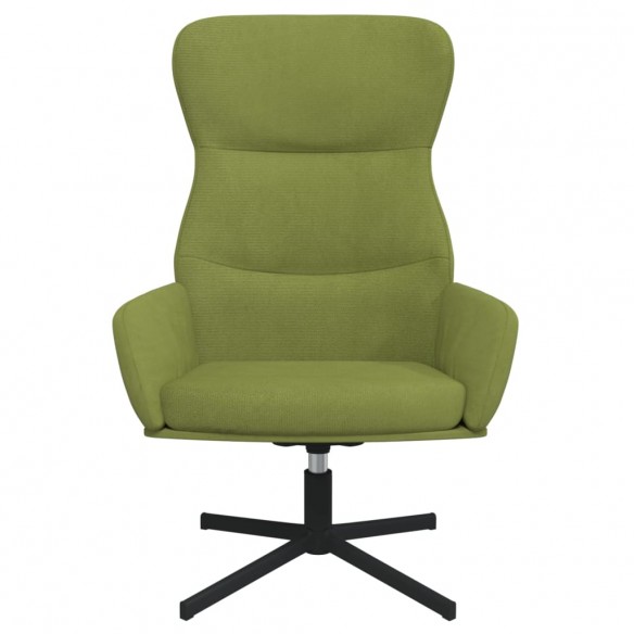 Chaise de relaxation Vert clair Velours