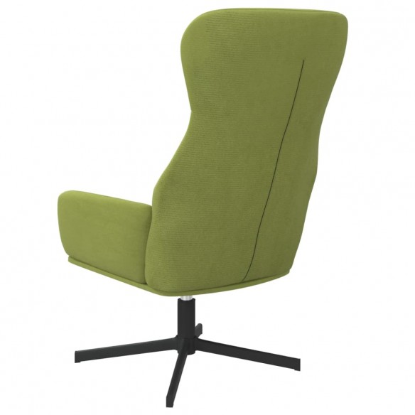 Chaise de relaxation Vert clair Velours