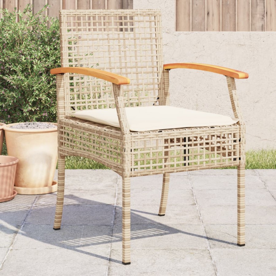 Chaises de jardin coussins lot de 4...