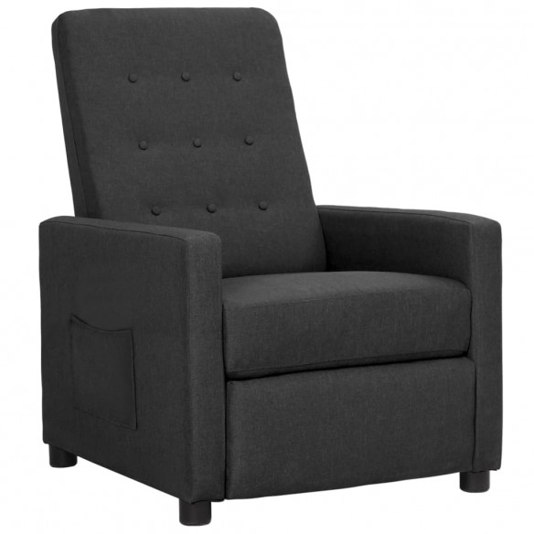 Fauteuil Gris foncé Tissu