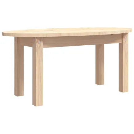 Table basse 80x40x35 cm Bois massif de pin 2