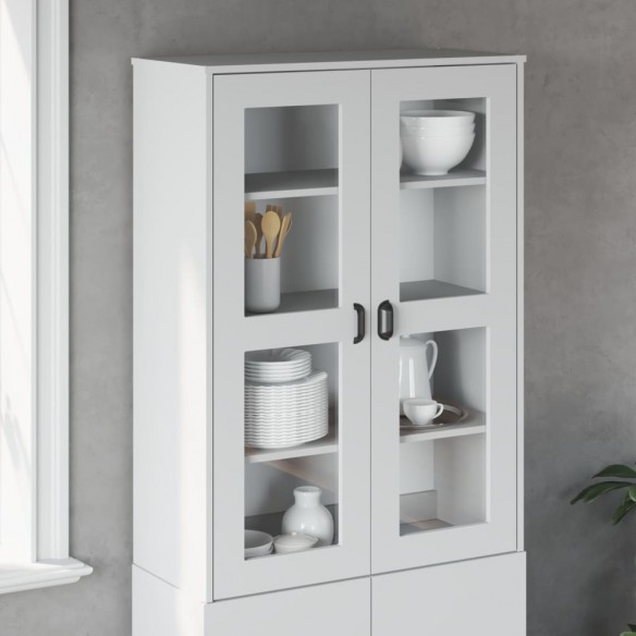 Dessus pour buffet VIKEN blanc bois de pin solide