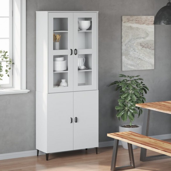 Dessus pour buffet VIKEN blanc bois de pin solide