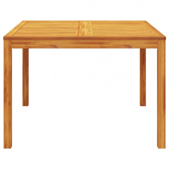 Table à manger de jardin 110x110x75 cm bois d'acacia massif