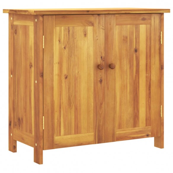 Armoire de jardin 75x35x70 cm bois massif d'acacia