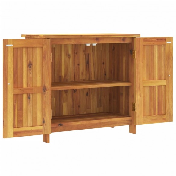 Armoire de jardin 75x35x70 cm bois massif d'acacia