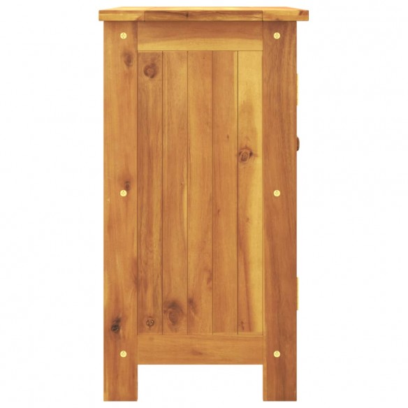 Armoire de jardin 75x35x70 cm bois massif d'acacia