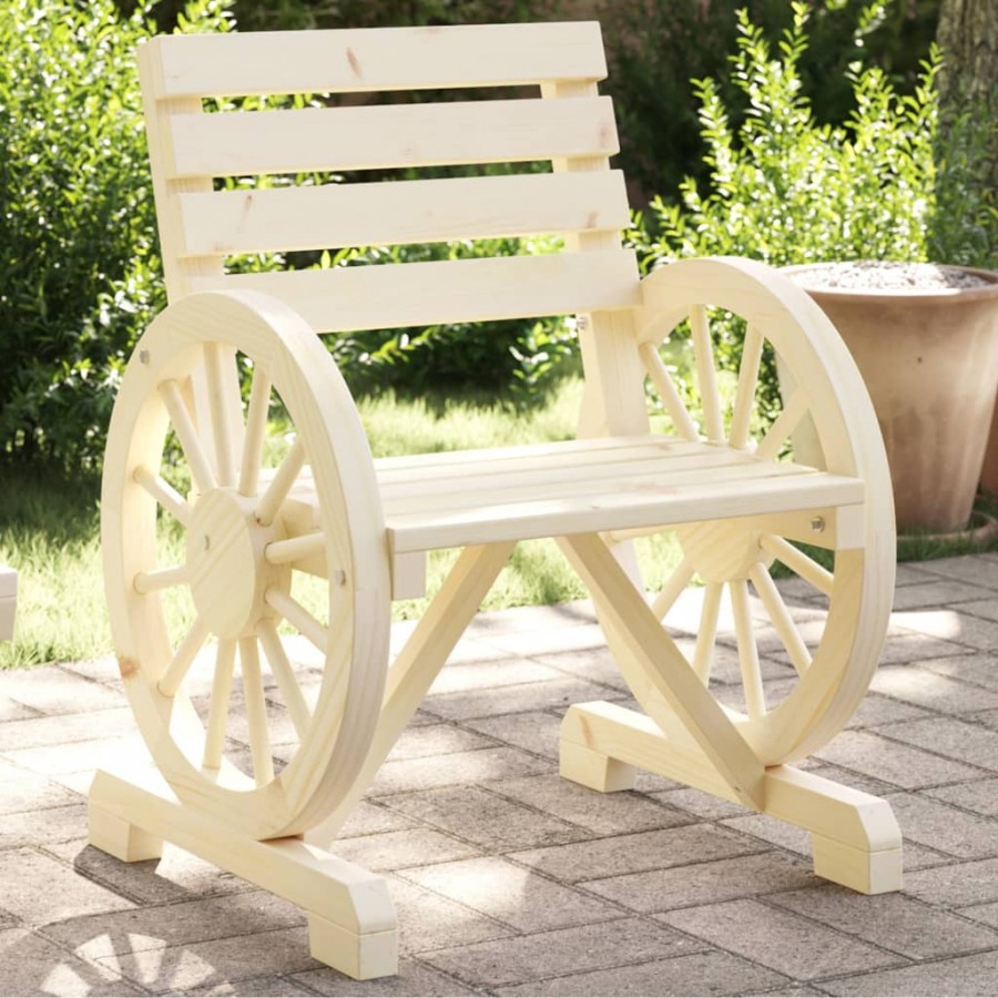 Chaises de jardin 4 pcs Bois de sapin...