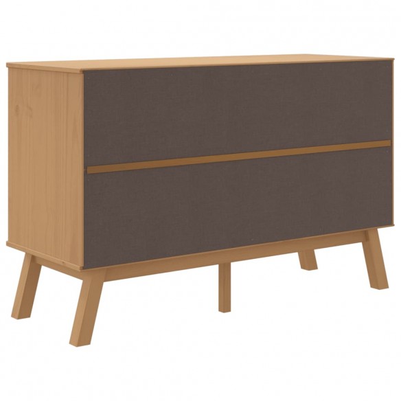 Buffet OLDEN marron 114x43x73,5 cm bois massif de pin