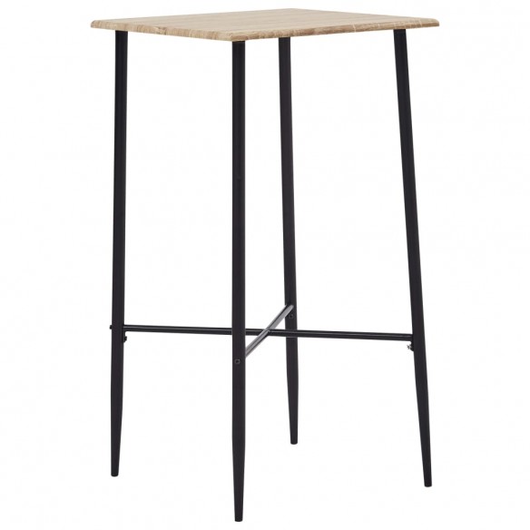 Table de bar Chêne 60 x 60 x 111 cm MDF