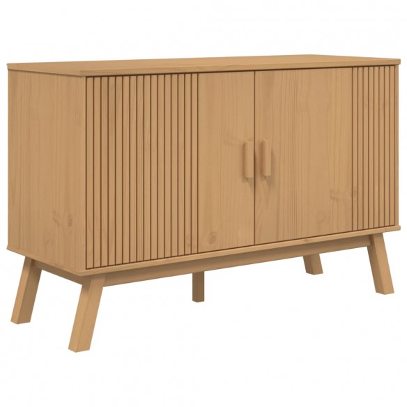 Buffet OLDEN marron 114x43x73,5 cm bois massif de pin