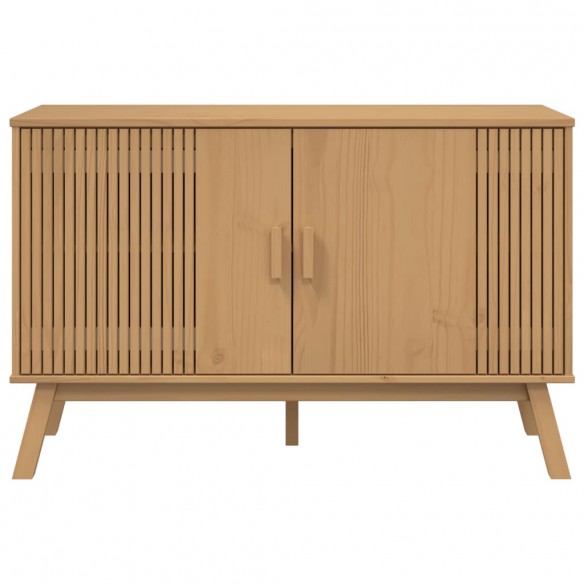 Buffet OLDEN marron 114x43x73,5 cm bois massif de pin