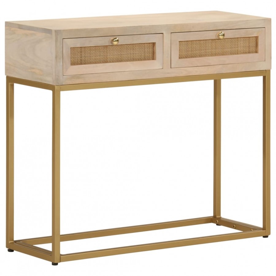 Table console 90x30x76 cm bois massif...