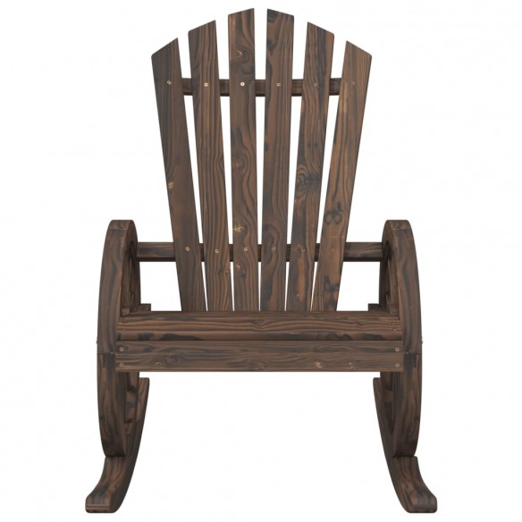 Chaises à bascule Adirondack 2 pcs bois de sapin massif