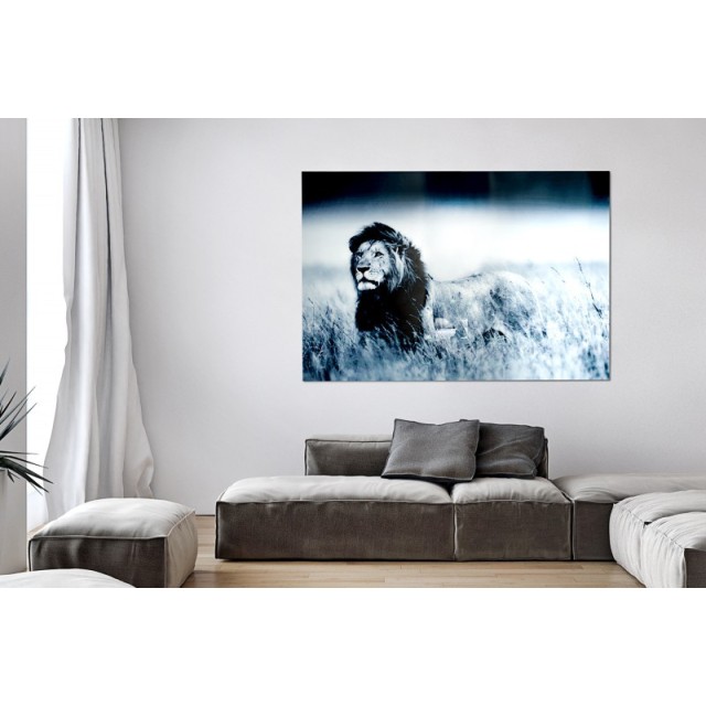 Tableau design mural 140x95 cm Roi Lion