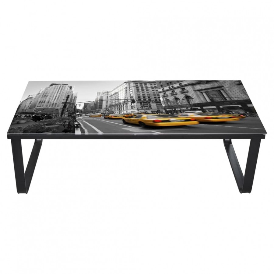 Table basse avec dessus de table rectangulaire Table basse avec dessus de table rectangulaire