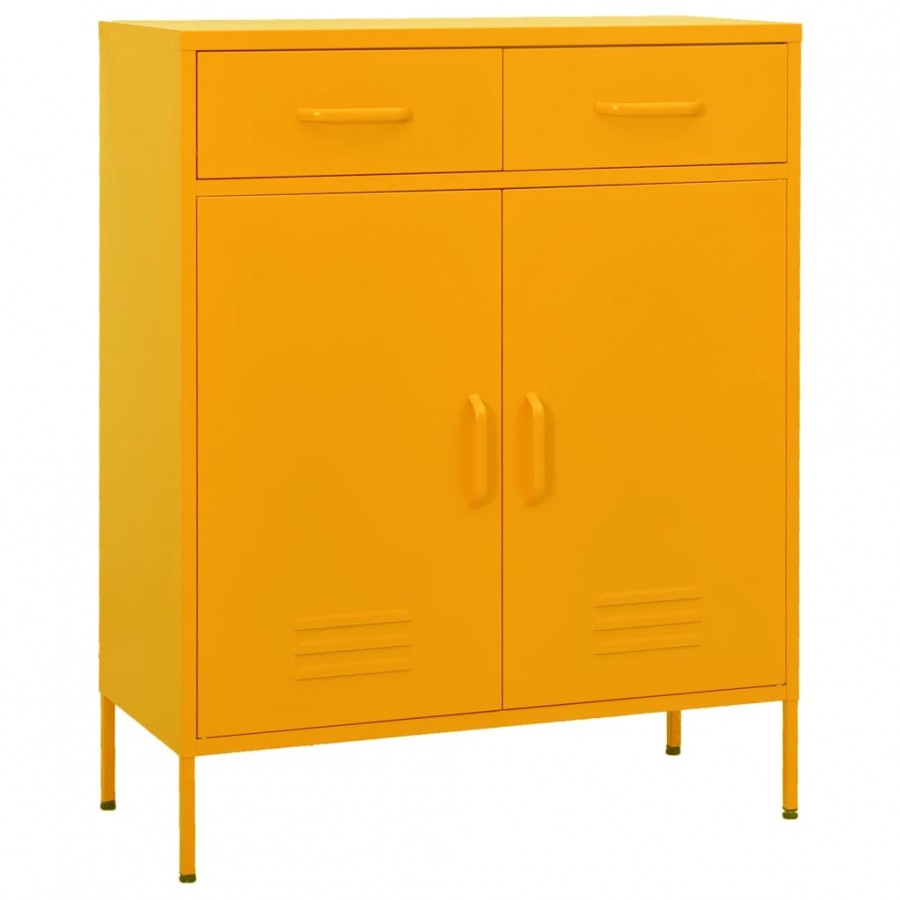 Armoire de rangement Jaune moutarde...