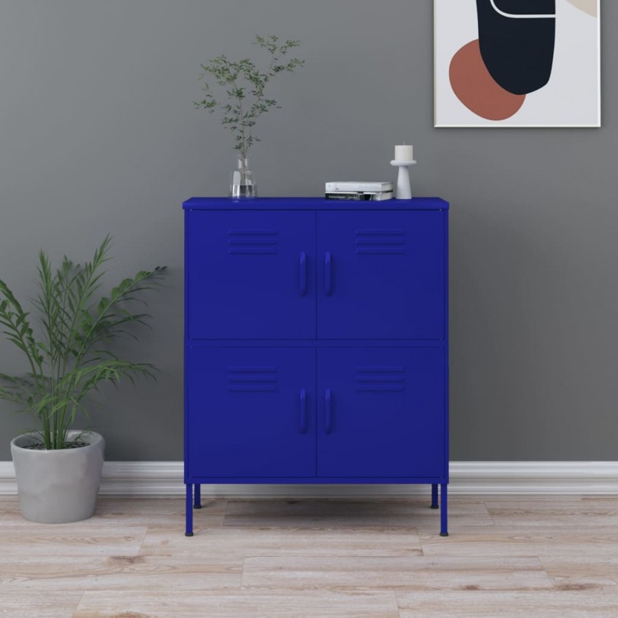 Armoire de rangement Bleu marine...