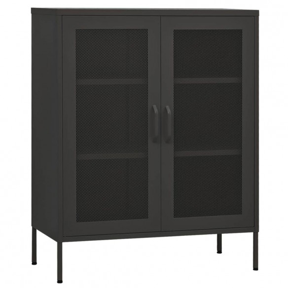 Armoire de rangement Anthracite 80x35x101,5 cm Acier