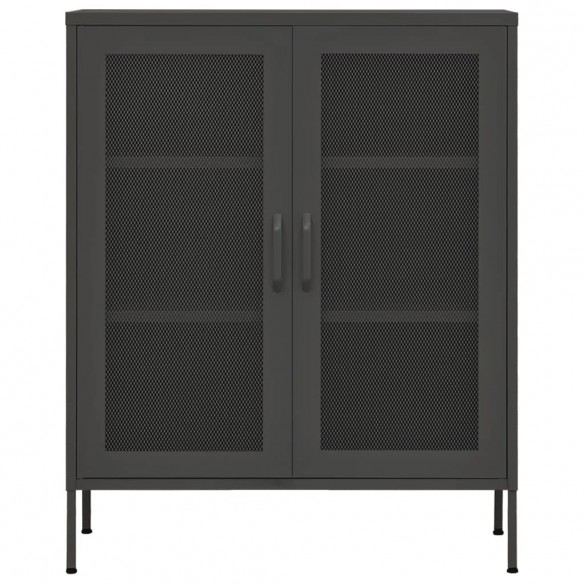 Armoire de rangement Anthracite 80x35x101,5 cm Acier