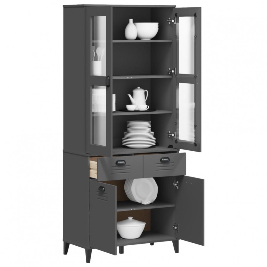 Buffet VIKEN gris anthracite...