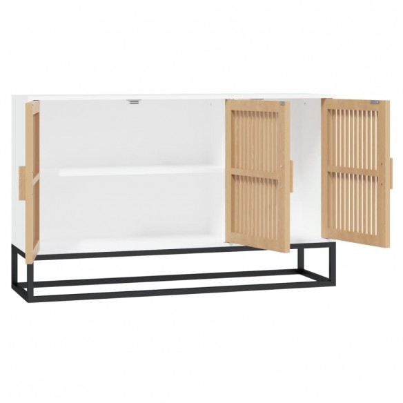 Buffet blanc 105x30x65 cm bois d'ingénierie