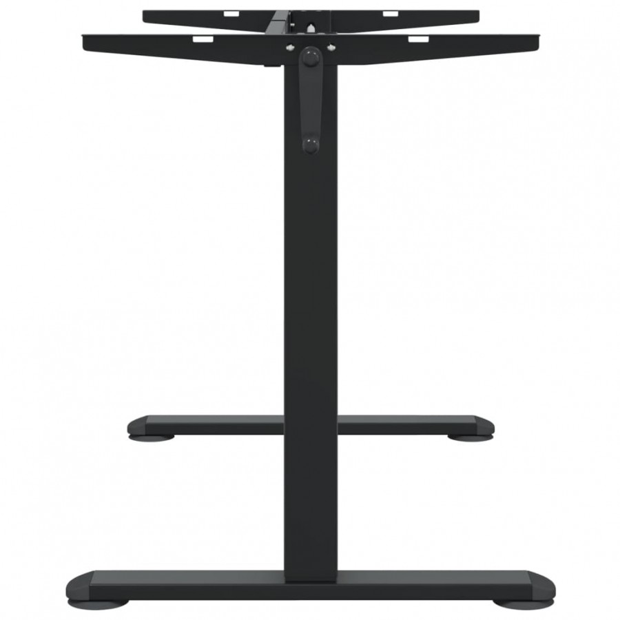 Cadre de bureau debout noir (94-135)x60x(70-114) cm acier