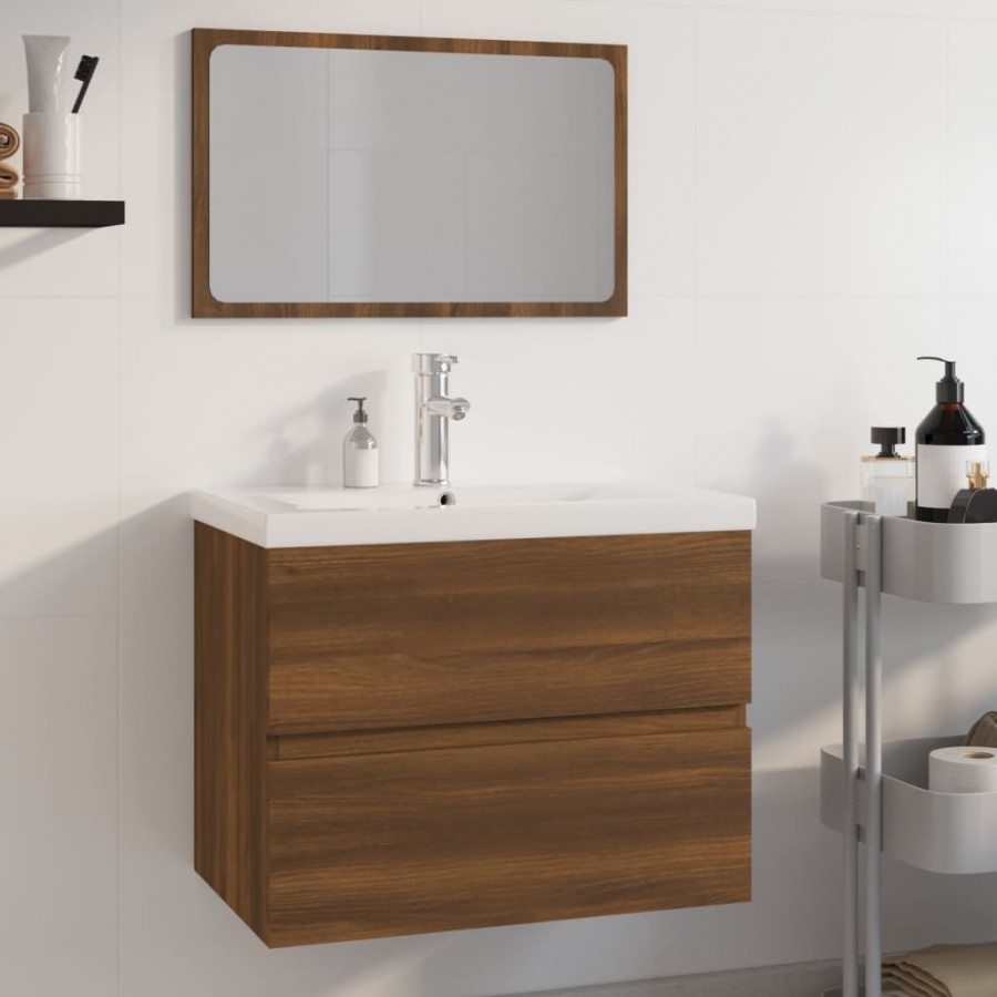 Meubles de salle de bain Chêne marron Bois d'ingénierie