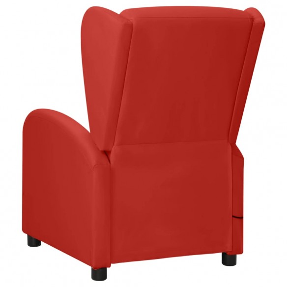 Fauteuil de massage Rouge bordeaux Similicuir