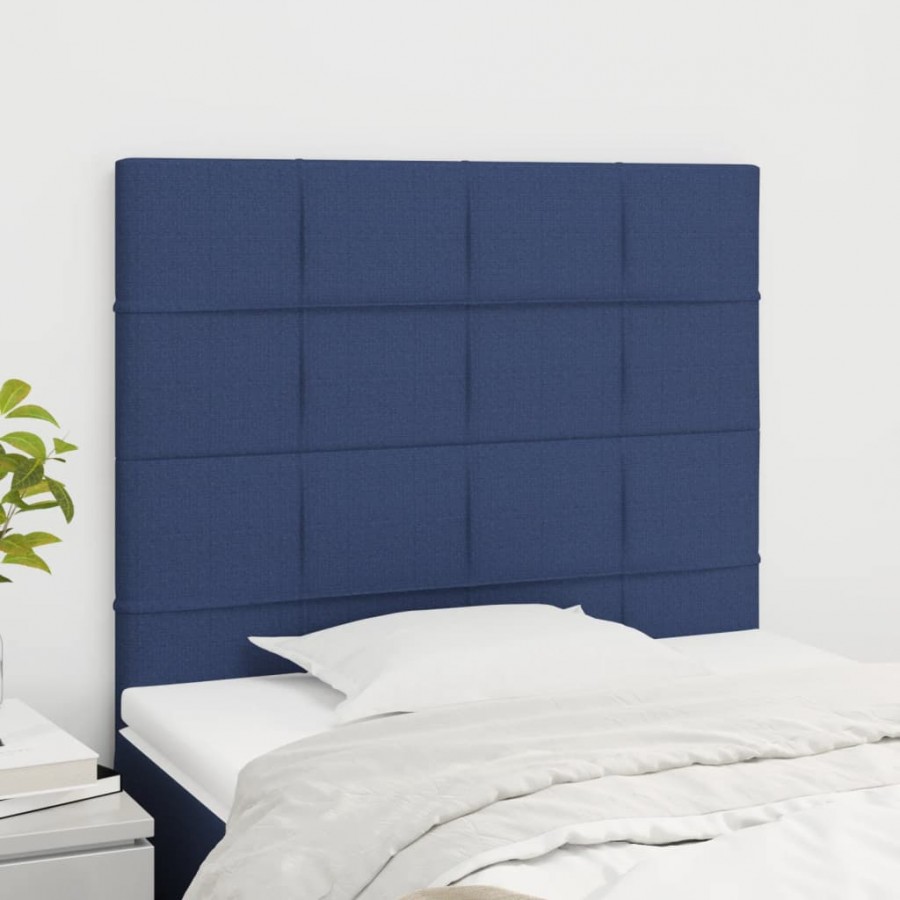 Têtes de lit 2 pcs Bleu 100x5x78/88...