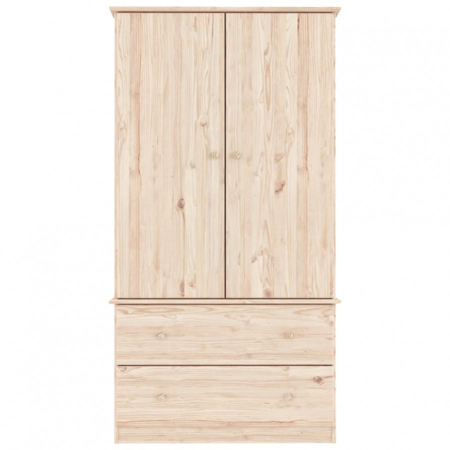 Garde-robe ALTA 90x55x170 cm bois massif de pin
