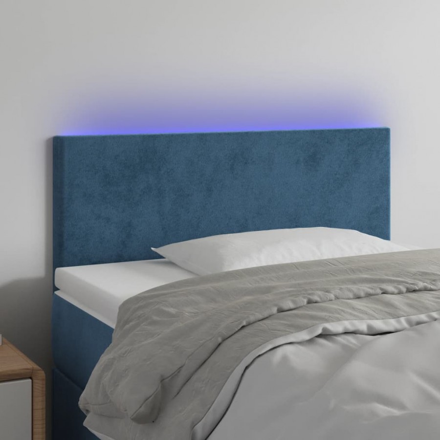 Tête de lit à LED Bleu foncé...