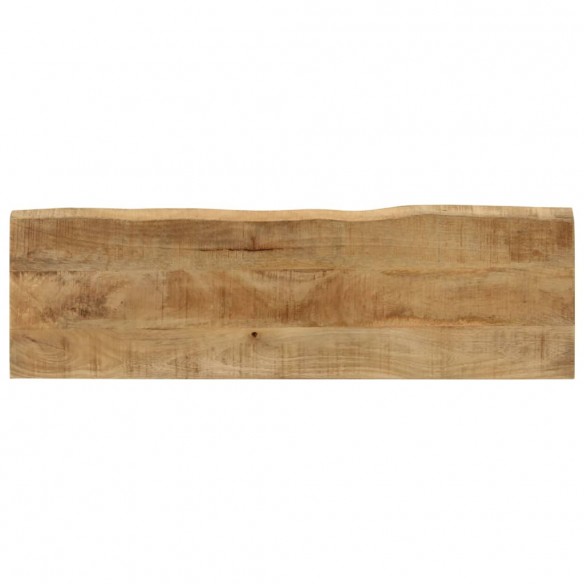 Banc avec bord vivant 105 cm bois de manguier massif