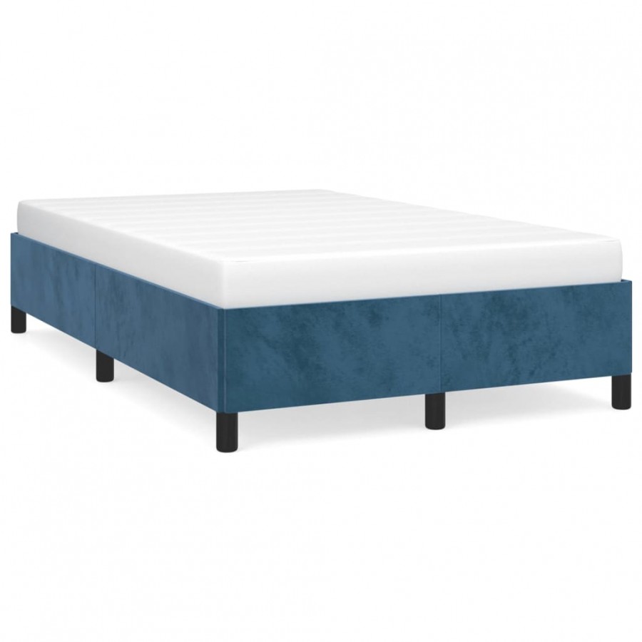 Cadre de lit bleu foncé 120x190 cm...