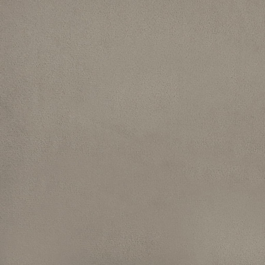 Chaise à bascule Gris clair Velours