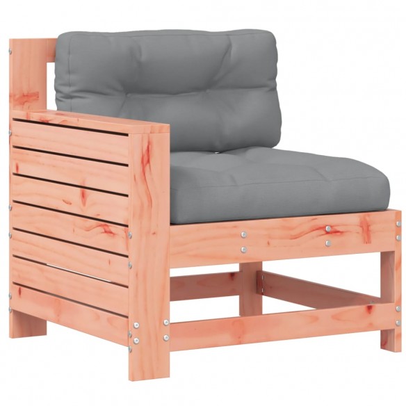 Canapé de jardin accoudoir avec coussin bois massif douglas