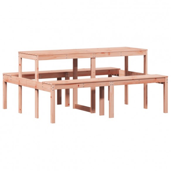 Table de pique-nique 160x134x75 cm bois massif de douglas