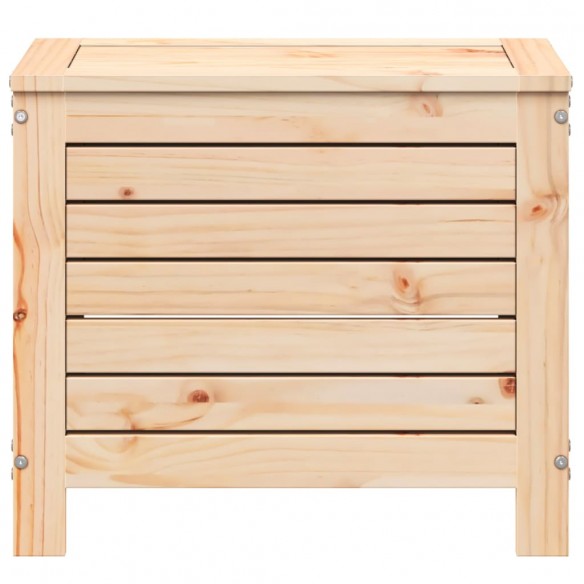 Repose-pied de jardin 62x31,5x52 cm bois de pin massif