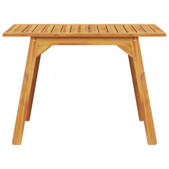 Table à manger de jardin 110x56x75 cm bois massif d'acacia