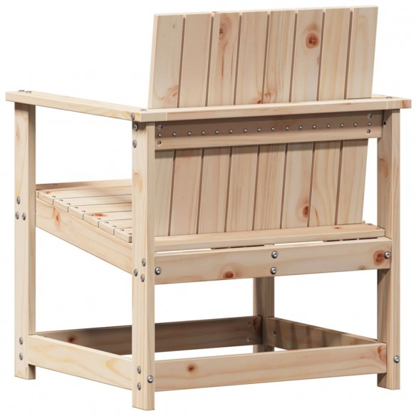 Salon de jardin 3 pcs bois massif de pin