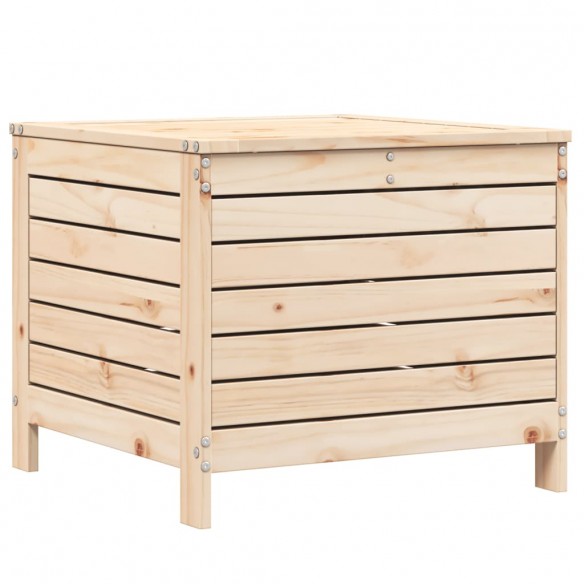 Repose-pied de jardin 62x63,5x53,5 cm bois de pin massif