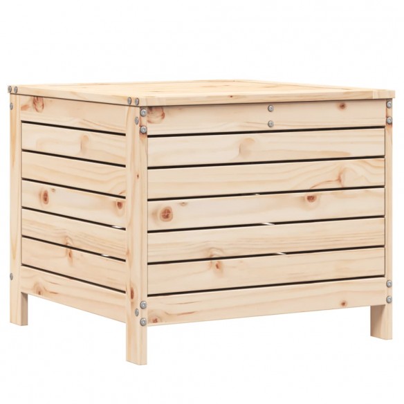 Repose-pied de jardin 62x63,5x53,5 cm bois de pin massif