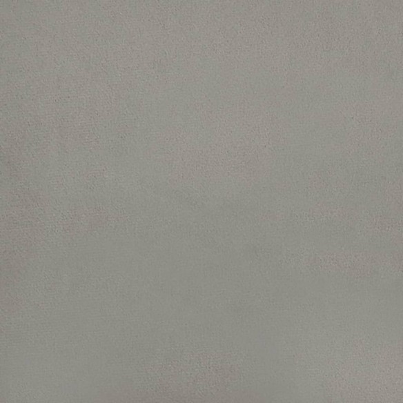 Têtes de lit 2 pcs Gris clair 90x7x78/88 cm Velours