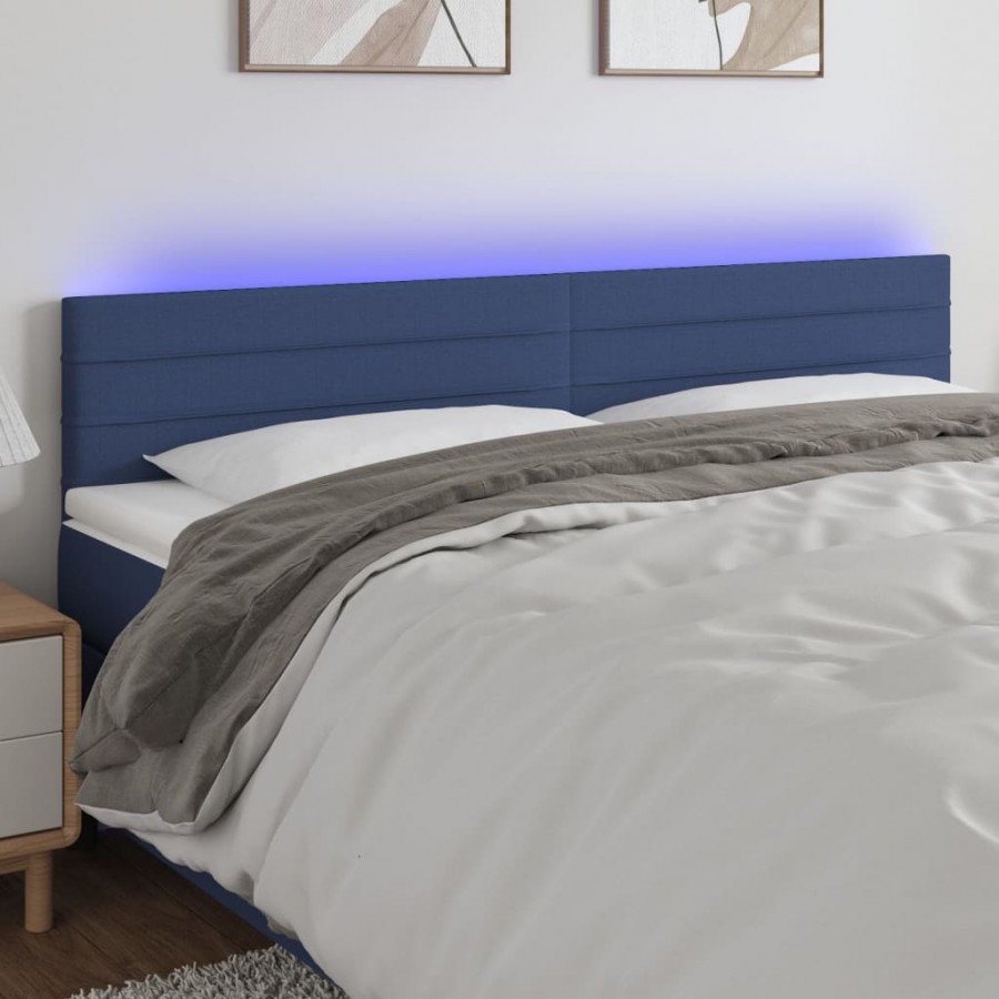 Tête de lit à LED Bleu 160x5x78/88 cm...