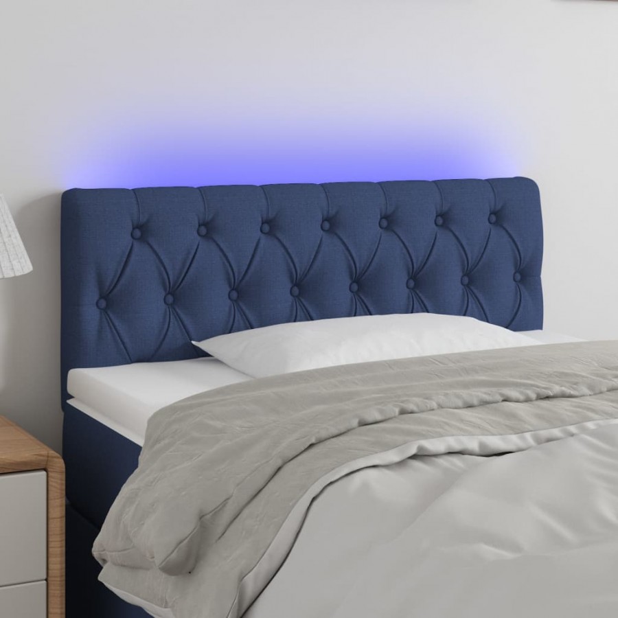 Tête de lit à LED Bleu 90x7x78/88 cm...