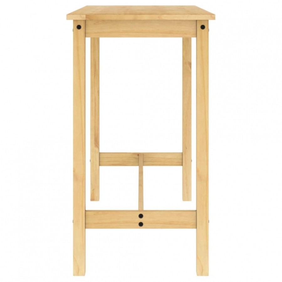 Ensemble de bar 3 pcs Bois de pin massif