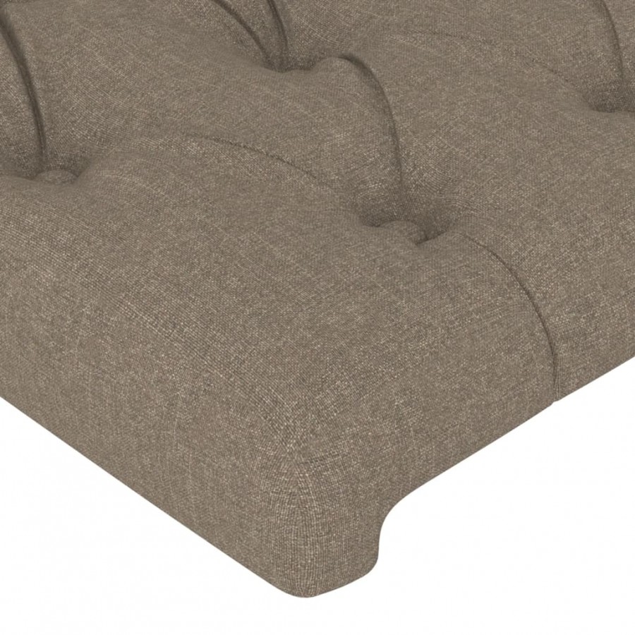 Tête de lit Taupe 90x7x78/88 cm Tissu Tête de lit Taupe 90x7x78/88 cm Tissu