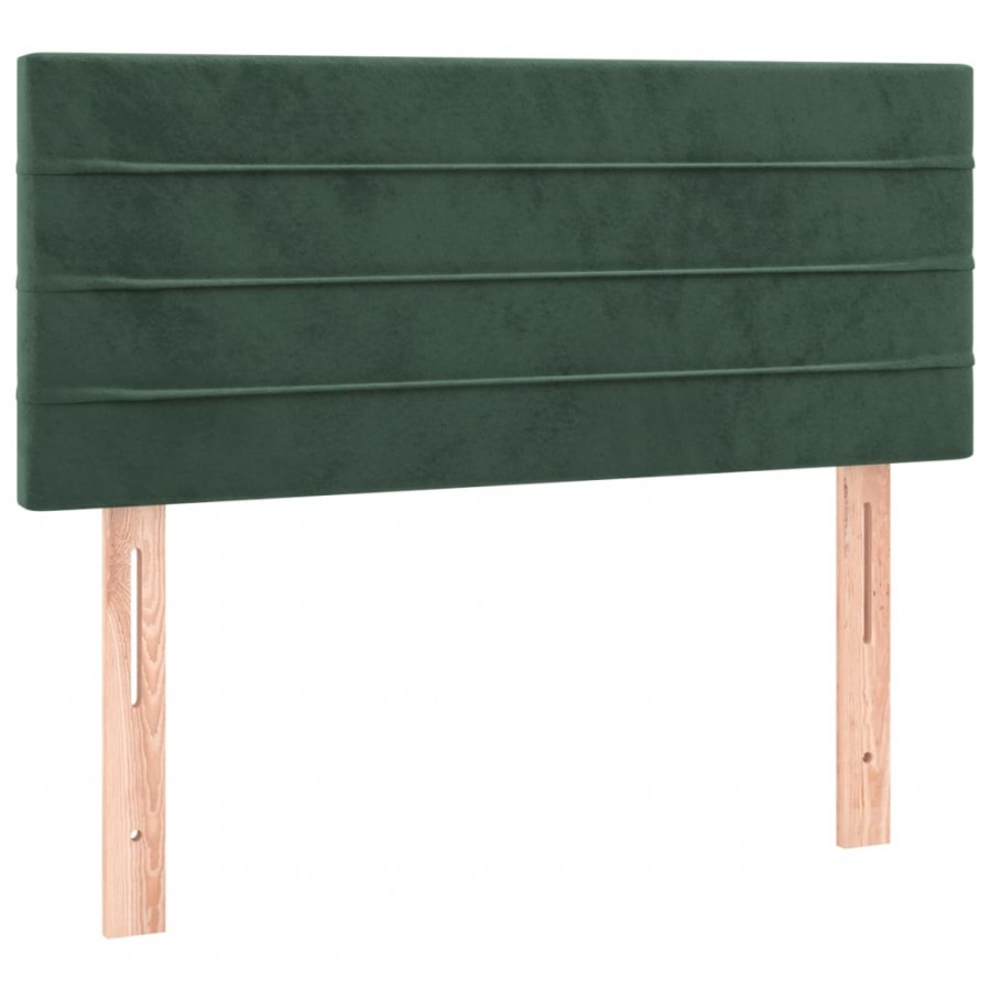 Tête de lit Vert foncé 100x5x78/88 cm Velours Tête de lit Vert foncé 100x5x78/88 cm Velours
