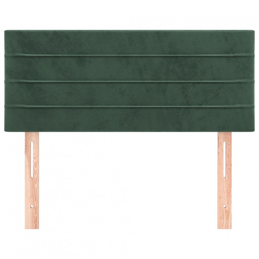Tête de lit Vert foncé 100x5x78/88 cm Velours Tête de lit Vert foncé 100x5x78/88 cm Velours